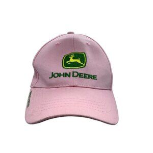 John Deere Pink Cotton Owners Edition Baseball Cap Adult Adjustable Strap OS